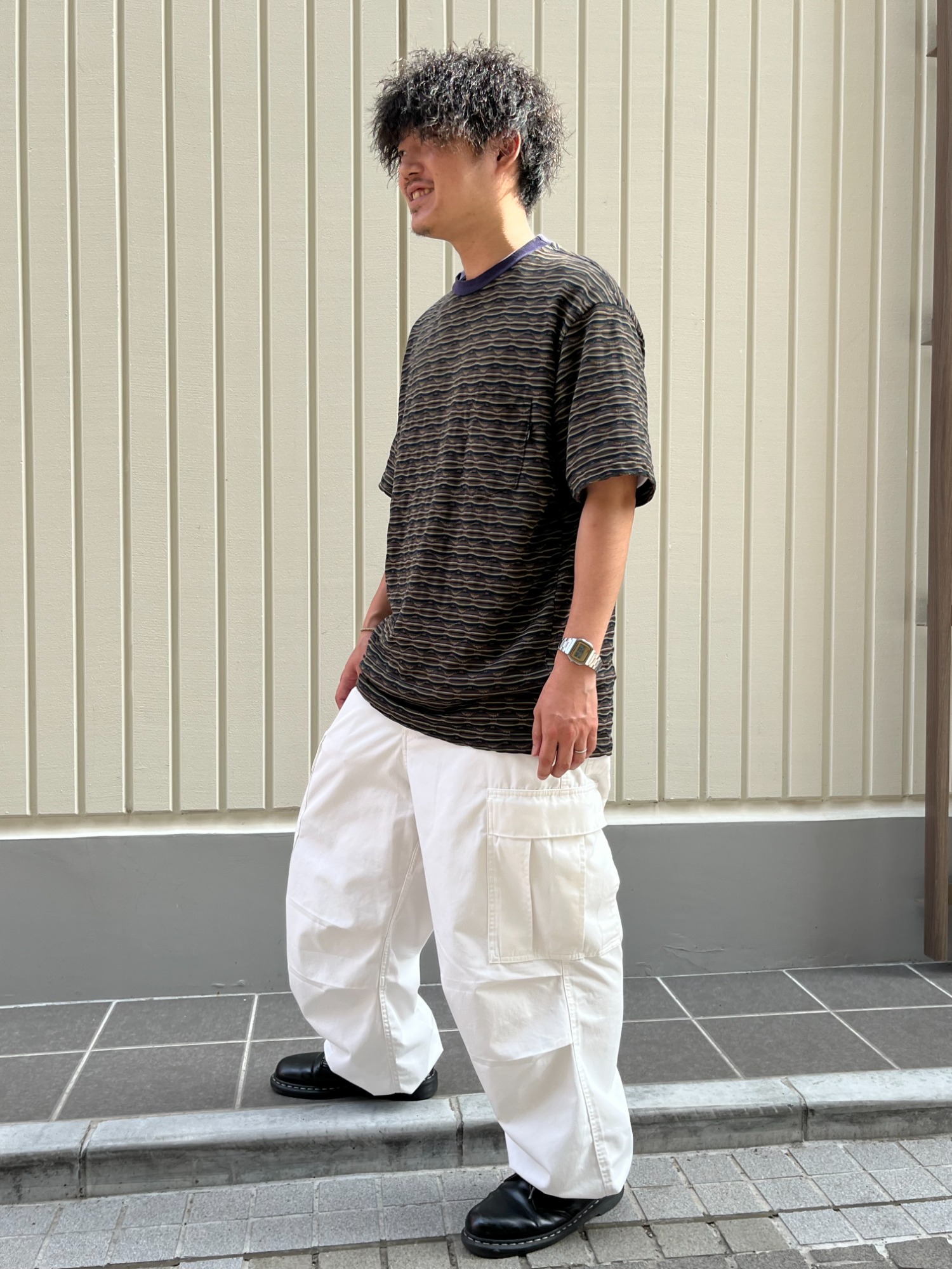 OLD STUSSY/オールドステューシー】よりジャガードボーダーT OLD STUSSY/オールドステューシー】よりジャガードボーダーT