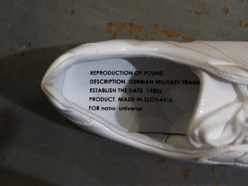 スニーカーのREPRODUCTION OF FOUND|リプロダクション オブ ファウンド