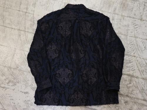 根津洋品店のジャガードシャツ