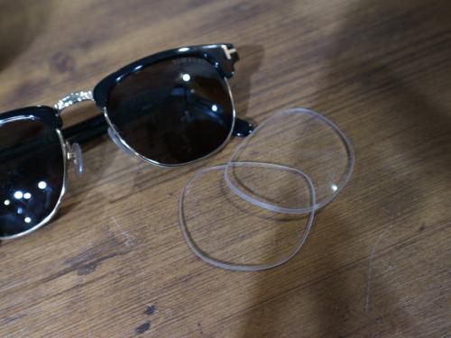 サングラスのメガネ