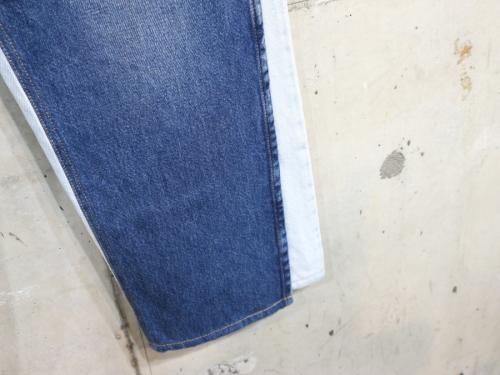 メゾンマルジェラのSPLICING DENIM PANT