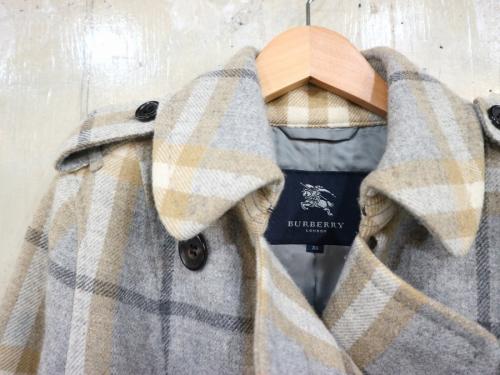 ウールカシミヤトレンチコートのレディース