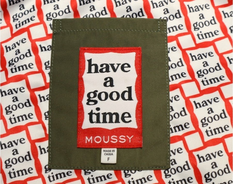 話題のセレクトショップhave a good timeとmoussyのコラボMA-1が