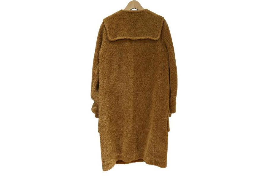 MACPHEE マカフィー リングボアノーカラーコート キャメル MACPHEE 