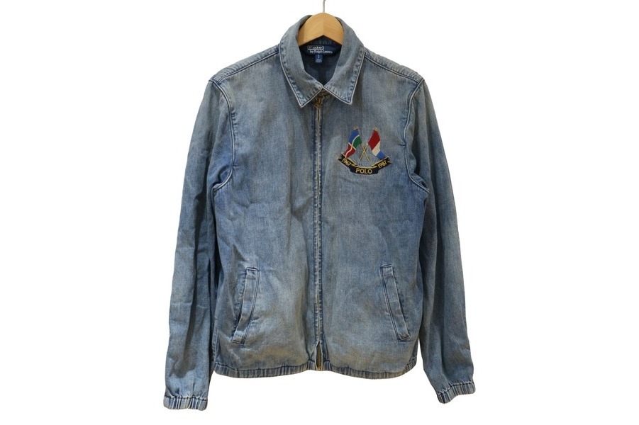 POLO ラルフローレン　アメリカンフラッグ DENIM JACKET