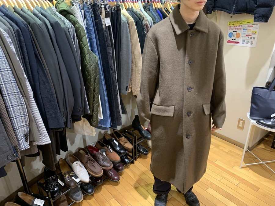ATON /エイトン】よりAIR DOUBLE MELTONロデンコートが入荷致しました