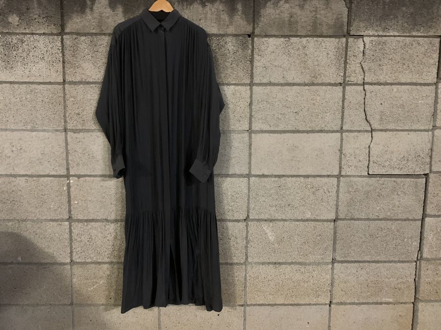 【美品】L'ESSAGE デシンマキシティアードワンピース 黒 買取強化ブランドjournal standard L'essage/ジャーナルスタンダー