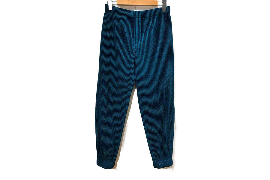 ISSEY MIYAKE MEN☆プリーツパンツ☆ネイビー☆1 HOMME PLISSE ISSEY