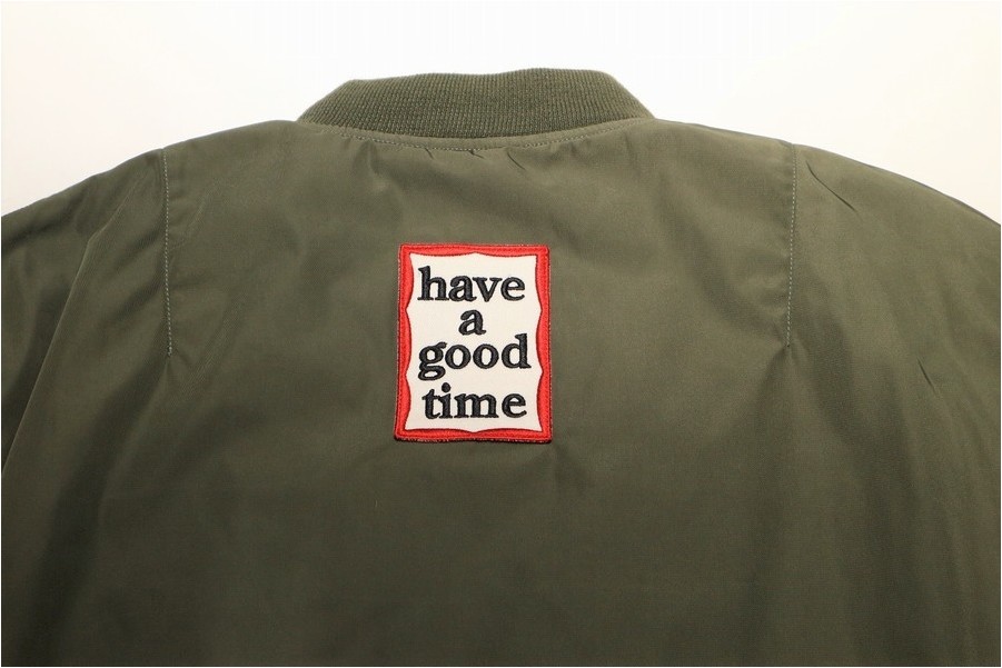 新品・タグ付 have a good time × moussy MA-1 moussy - moussy×have a good time OVER MA-1の通販 by as's