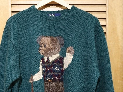 激レア！！！90年代ポロベアハンドニットが入荷！！！[2019.02.12 