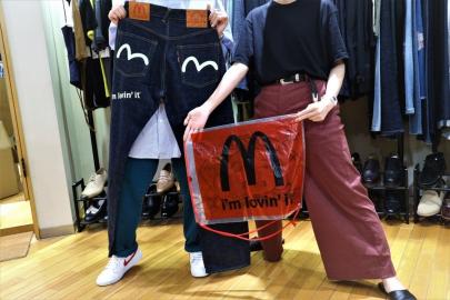 「アメカジブランドのEVISU×McDonald's 」