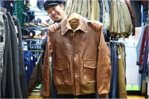 エアロレザーのA2ジャケット