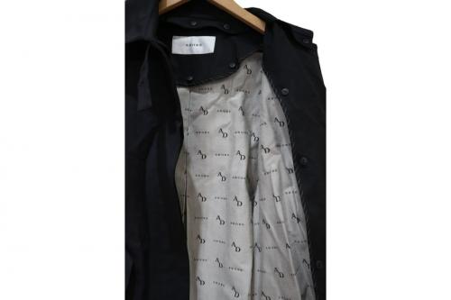 コンパクトコットンストレッチコートのレディース