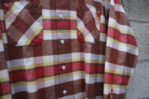 フランネルシャツのメンズ