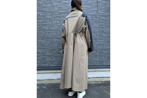 ナイロンコートのjunmikami
