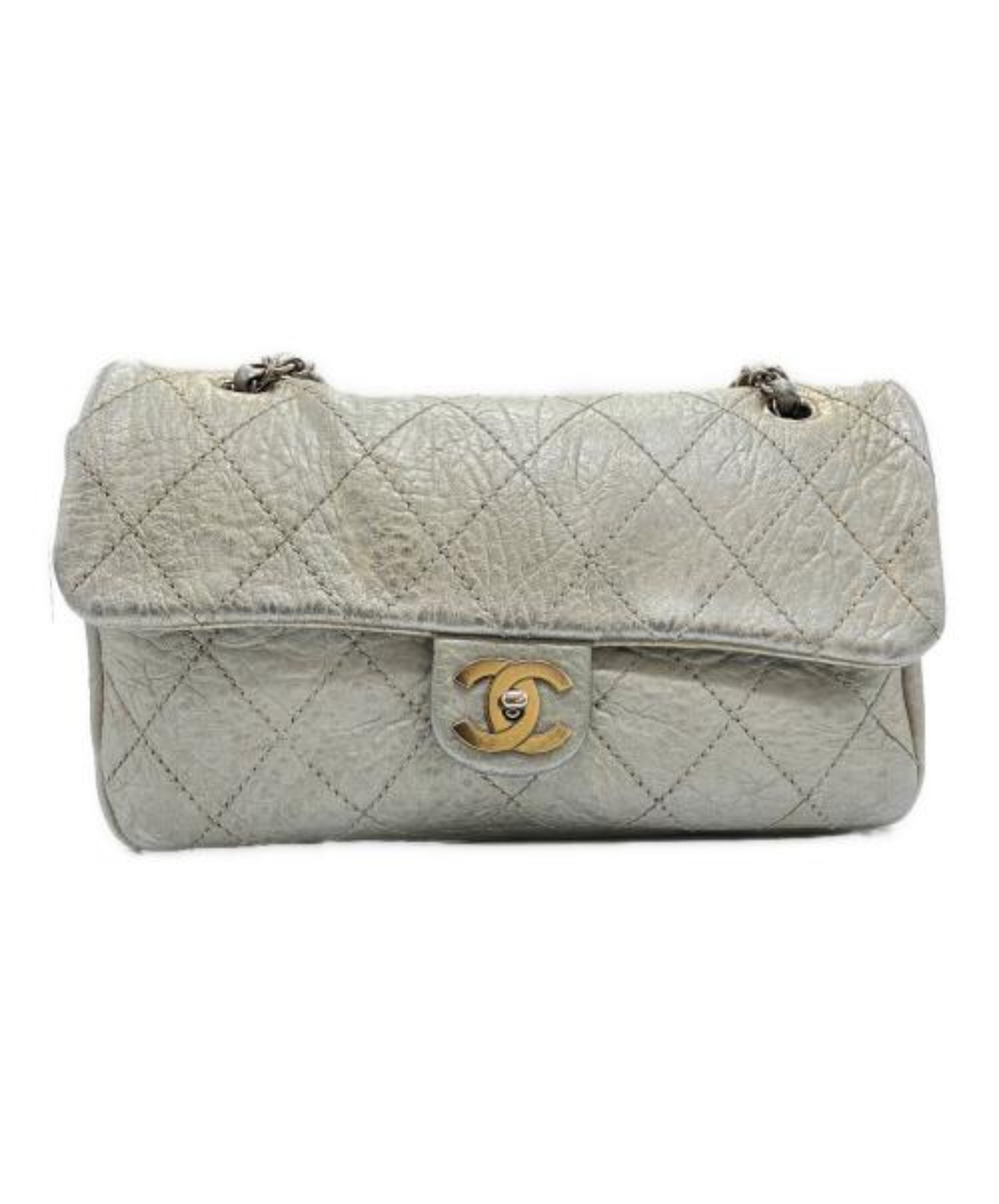 CHANEL / シャネル】ココマーク チェーンショルダーバッグ|シルバー