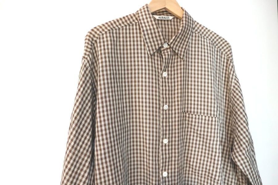 AURALEE】 SUPER LIGHT CHECK BIG SHIRTS 入荷[2019.03.18発行]｜トレ ...