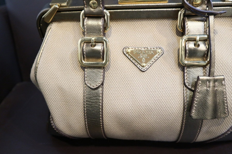 Prada プラダ ドクターズ ハンドバッグ 中古・古着通販】PRADA (プラダ) ドクターズバッグ ブラウン｜ブランド