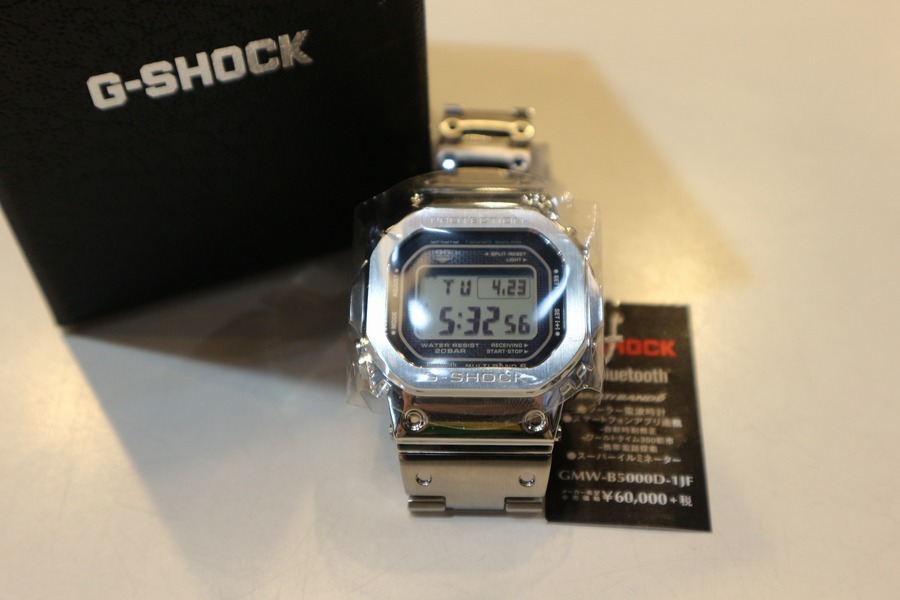 Casio カシオ G Shock フルメタル Gmw B5000d 1jf 入荷情報 19 04 23発行