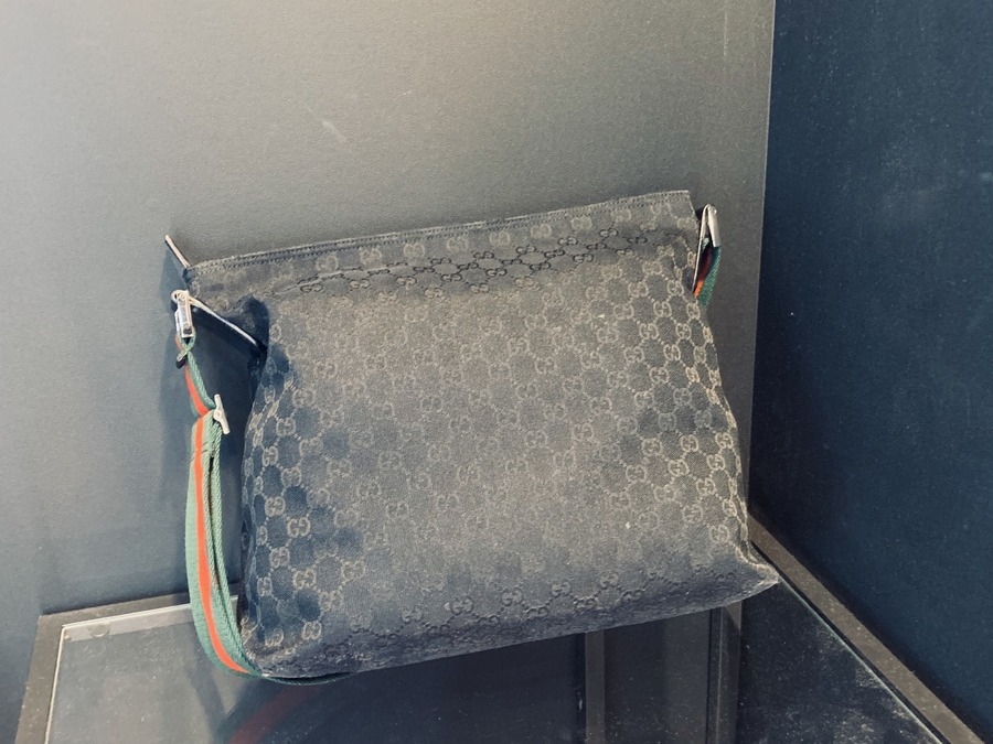 【本日21時迄セール先着順】グッチショルダーバッグシェリーラインブラック GUCCI グッチ シェリーライン ハンドバッグ ブラック キャンバス ミニ