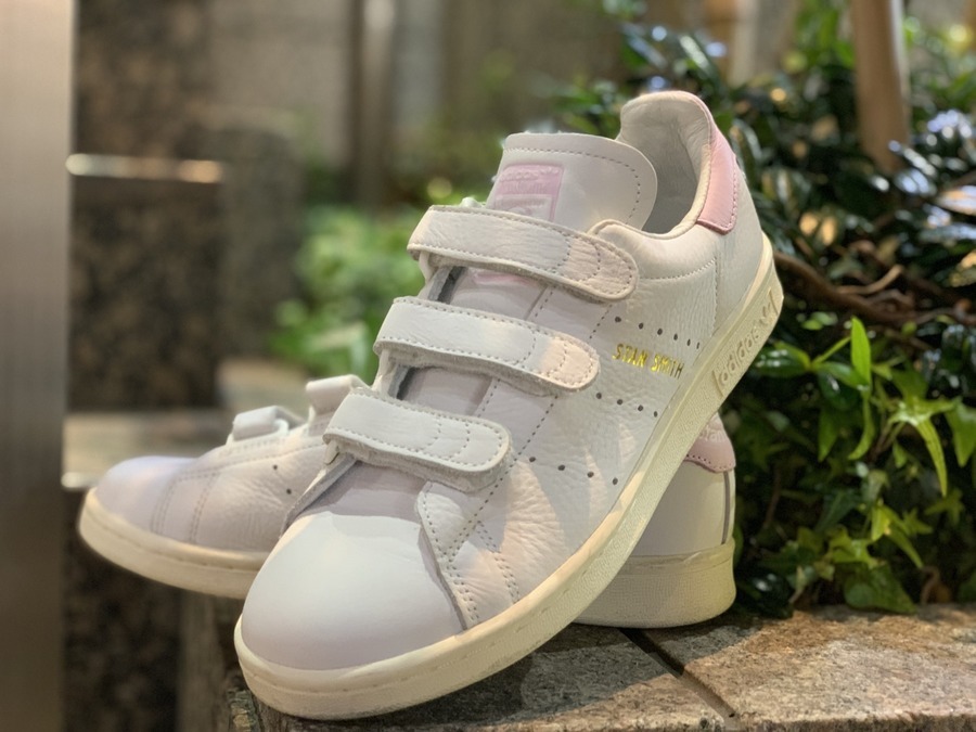 新品】adidas スタンスミス ベルクロ（ブルー:26.5cm） - スニーカー