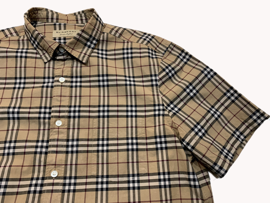 BURBERRY/バーバリー】ノヴァチェックS/Sシャツ 入荷情報