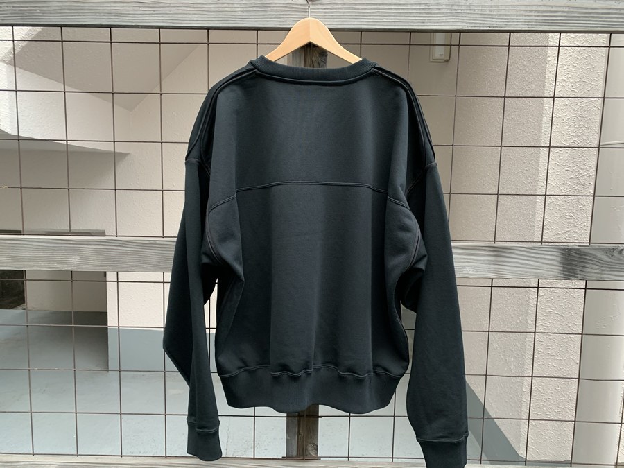 YOKE OVERSIZED PIPING SWEAT SHIRT