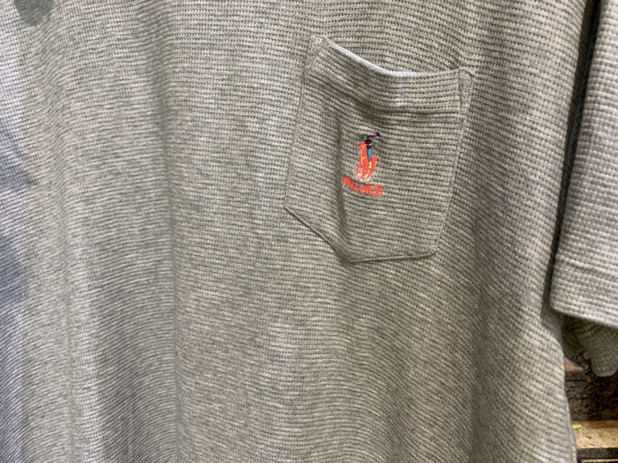 Palace Ralph Lauren Waffle Pocket Tee French Navy Men's
