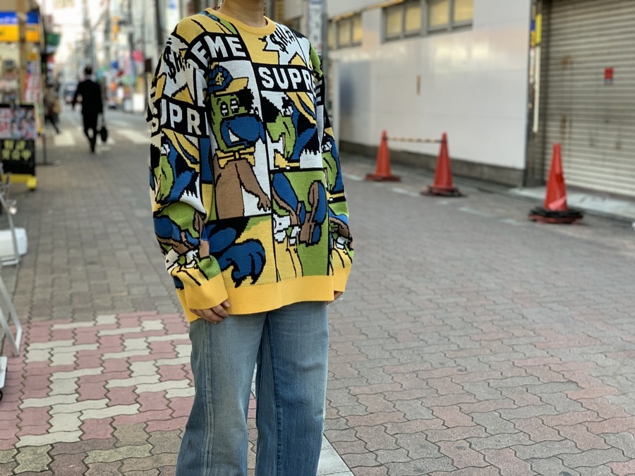 Supreme/シュプリーム】CARTOON SWEATER マルチカラー入荷情報[2020.05