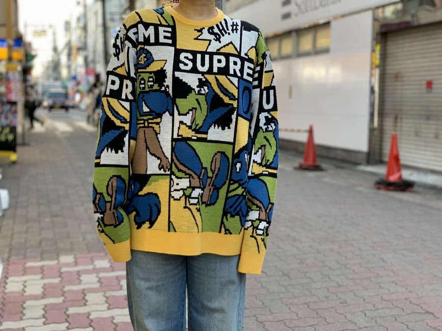 Supreme/シュプリーム】CARTOON SWEATER マルチカラー入荷情報[2020.05 ...