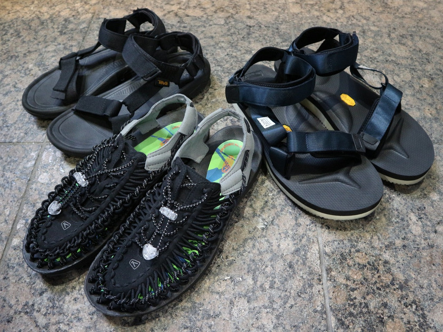 フェス御用達サンダル 【KEEN・SUICOKE・TEVA】をご紹介致します