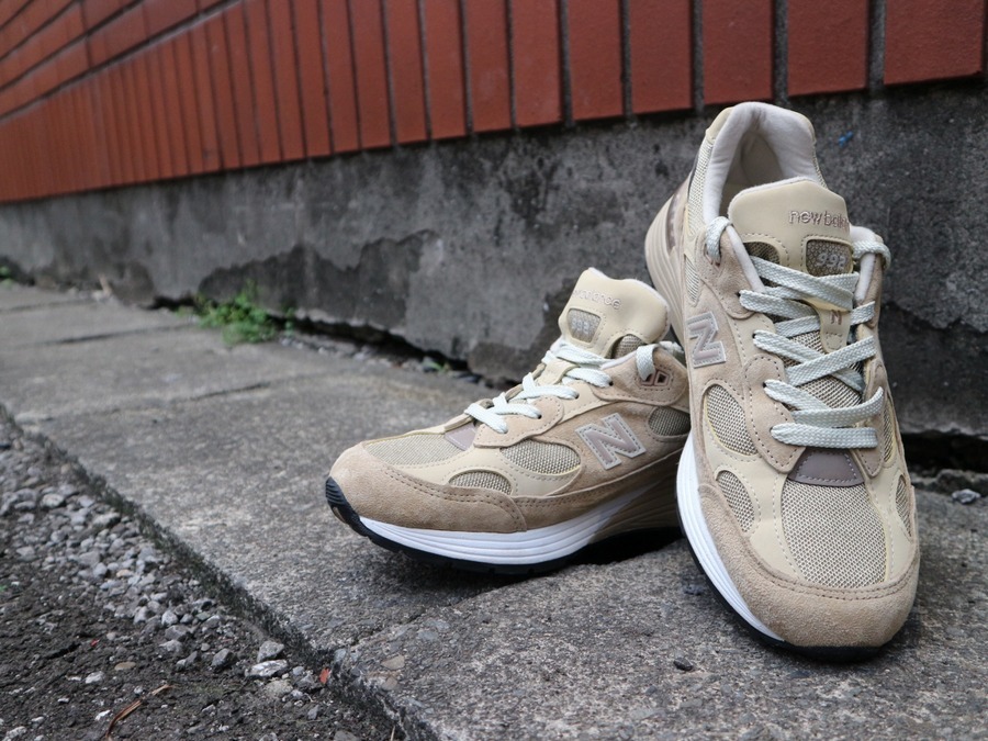 のある new balance m992 tn ニューバランス タン 27cm デニムの