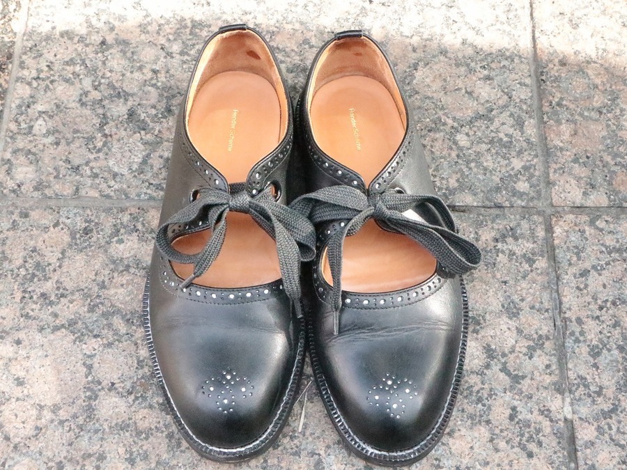 エンダースキーマ Hender Scheme rat hole レザーシューズ Hender Scheme エンダースキーマ rat hole レザーシューズ