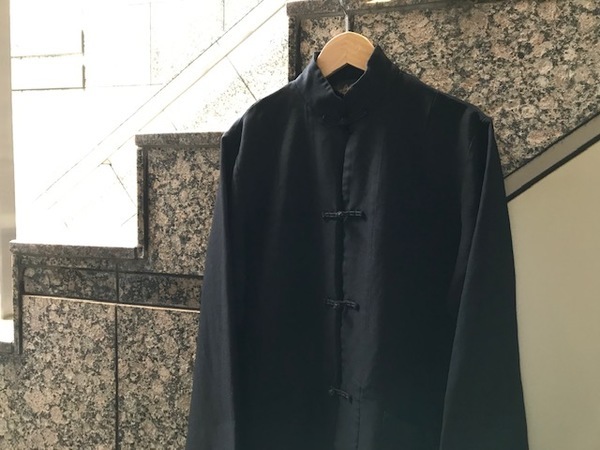 BLACK COMME des GARÇONS チャイナジャケットロング丈