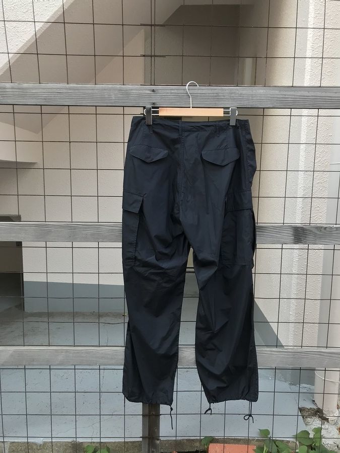 AURALEE LIGHT NYLON FATIGUE PANTS