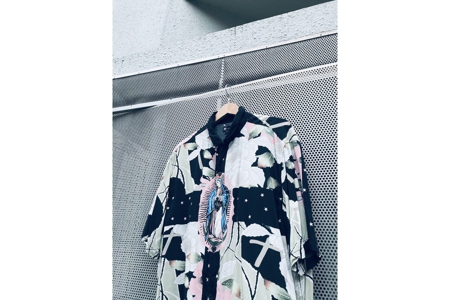ALLSAINTS(オールセインツ) / アロハシャツ/XS/レーヨン/BLK