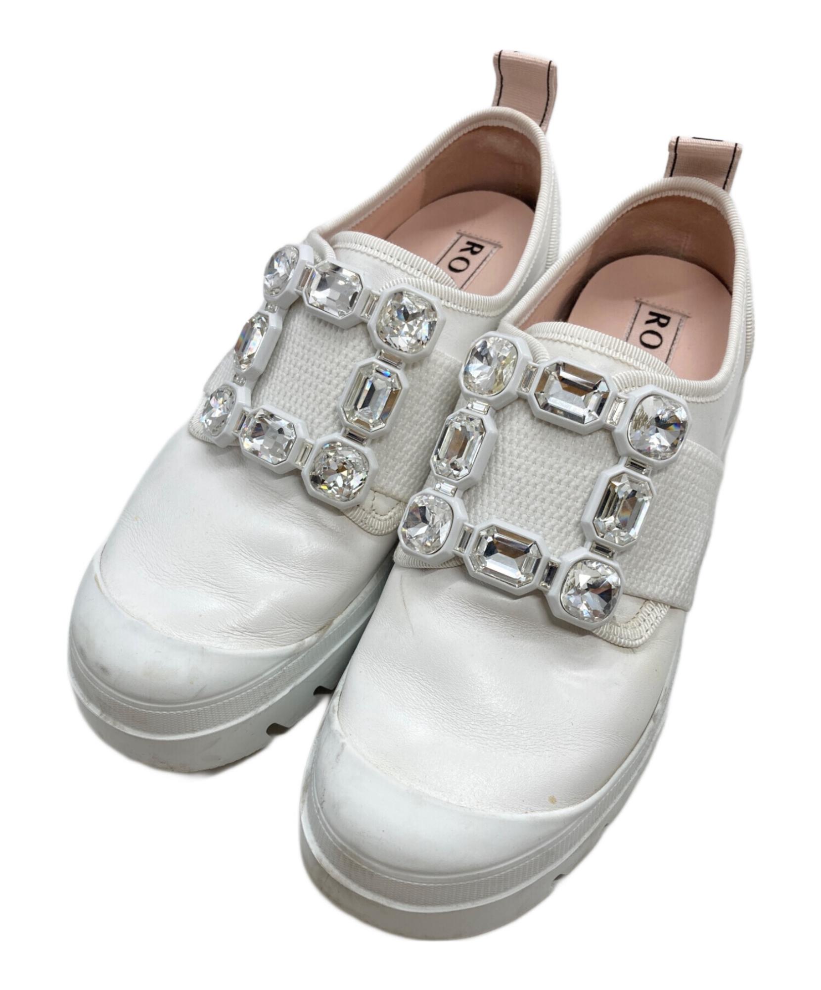 ロジェヴィヴィエ Roger Vivier ストラス バックル ローファー 【公式