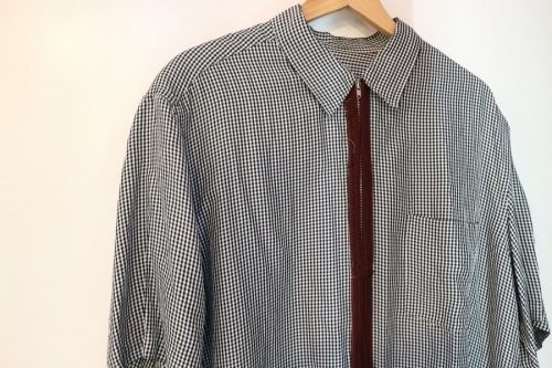 コムデギャルソンのジップアップシャツ