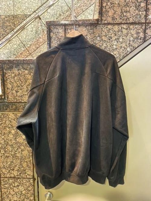 CHAOS EMBROIDERY SUEDE TRACK JACKETのカオスエンブロイダリースウェードトラックジャケット