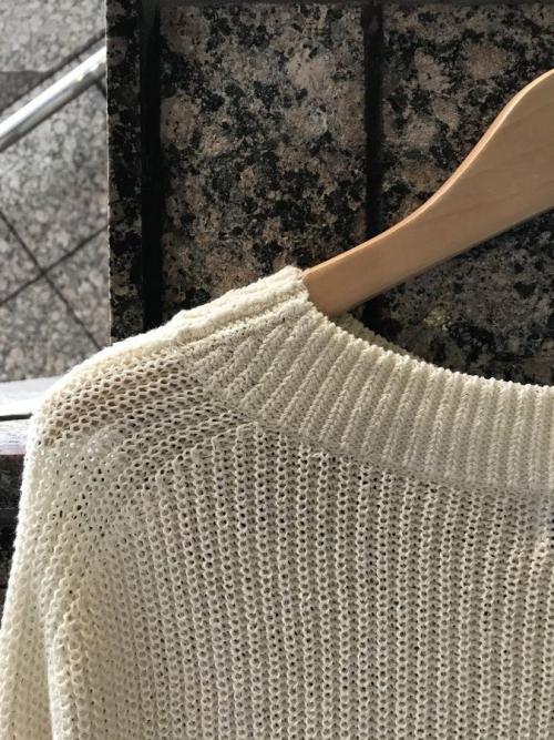 テープヤーン片畦プルオーバーの21年モデル