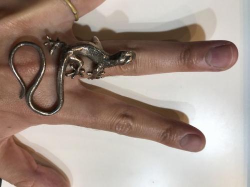 Gecko Ringのシルバーリング