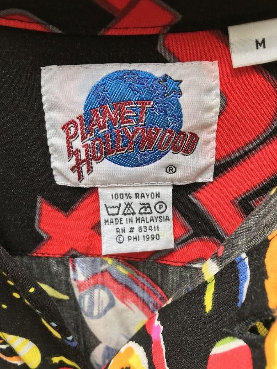 ヴィンテージアイテム 【PLANET HOLLYWOOD/プラネットハリウッド】90’sオープンカラーゲームシャツ お買取りしました