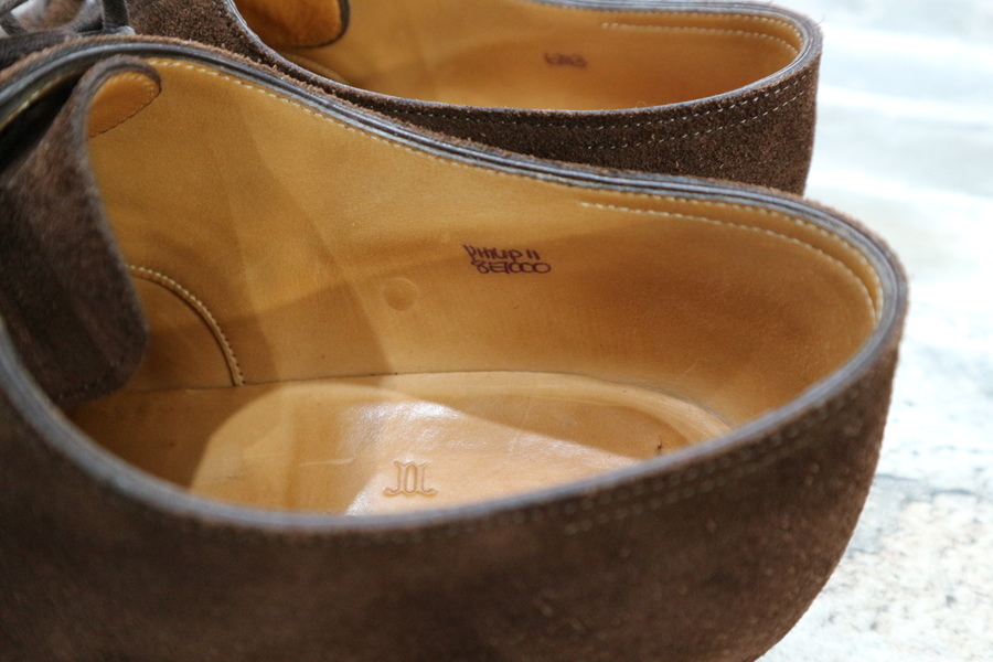 JOHN LOBB スエード シューズ org.jpg