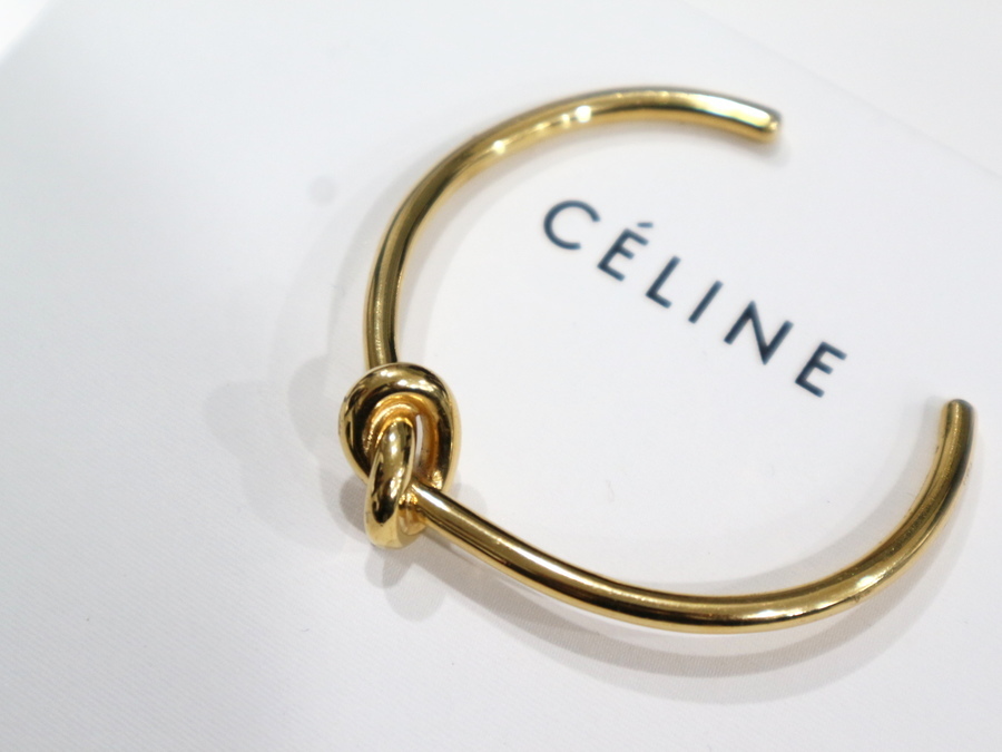 CELINE ノット　エクストラシンブレスレット