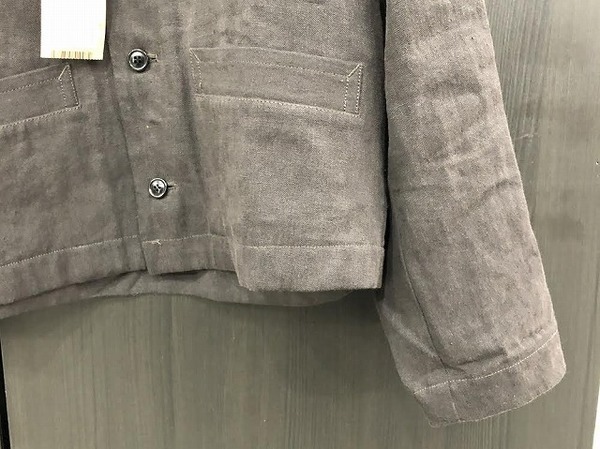 CONFECT/コンフェクト リネンキャンバスサックジャケットが入荷いたし