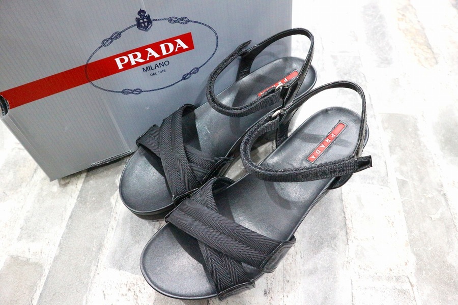 PRADA/プラダ】よりスポーツサンダルの入荷です。[2020.06.26発行