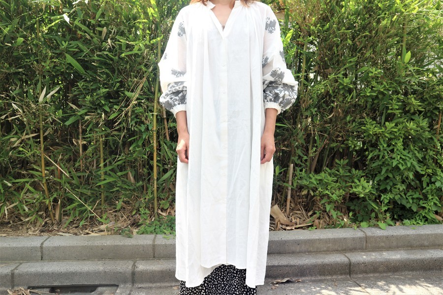 BEARDSLEY/ビアズリー 袖ジャガードワンピースが入荷いたしました