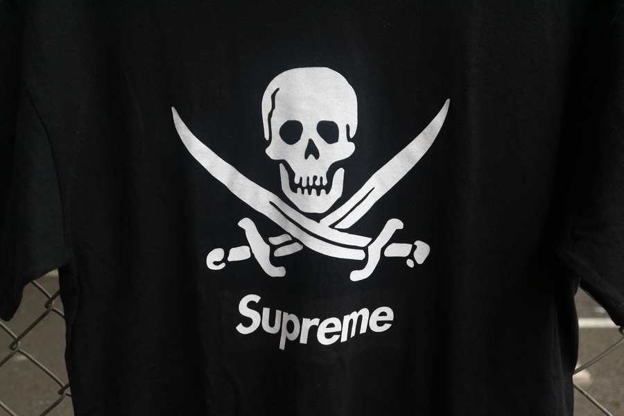 SUPREME シュプリーム ×NEIGHBORHOOD 07SS Skull Box Logo Tee ネイバーフッド スカル ボックス ロゴ半袖Tシャツ ロゴプリントTシャツ