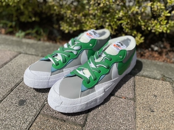 NIKE/ナイキ×sacai/サカイ】よりBLAZER LOW CLASSIC GREEN (ブレザー