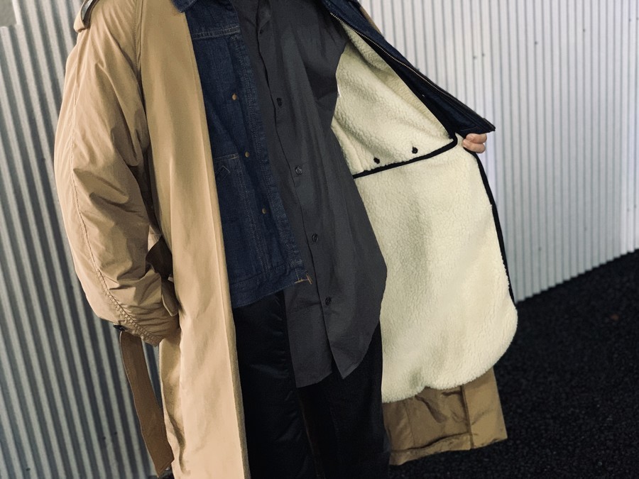 TOGA PULLA×Wrangler コラボ ドッキングトレンチコート